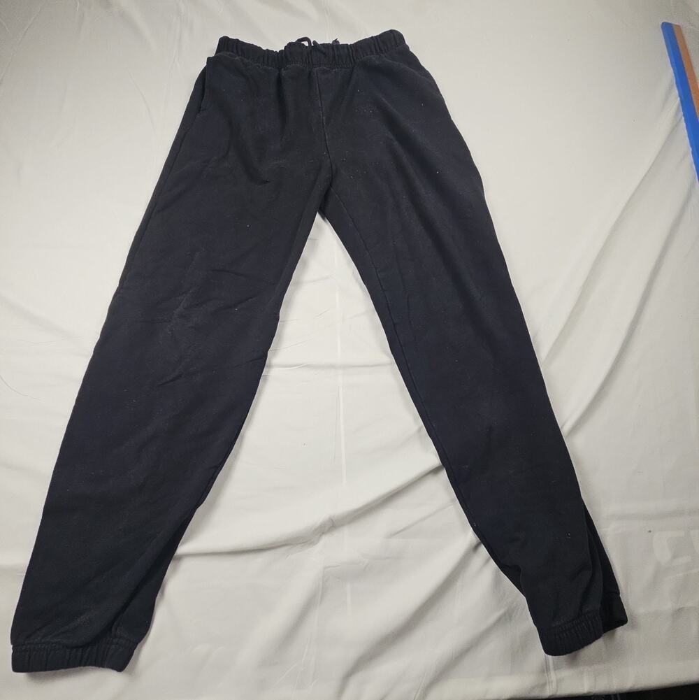 Women's Jogger Pants by Aéropostale Small Black Drawstring Stretch Cuffed Small